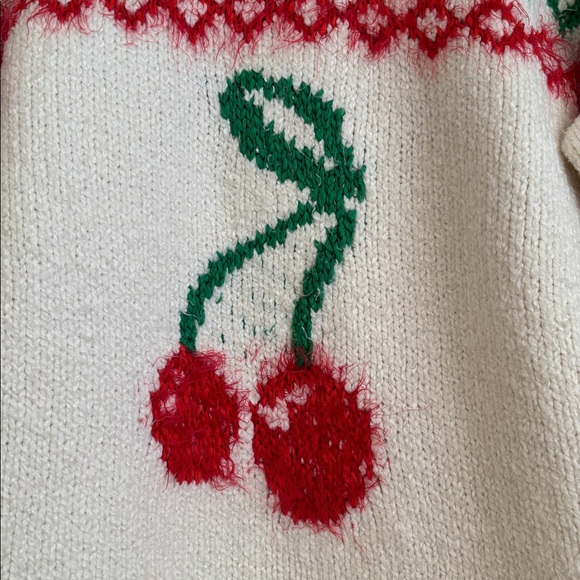 Free People Cherry Heart Sweater Dress, XS - Picture 6 of 11